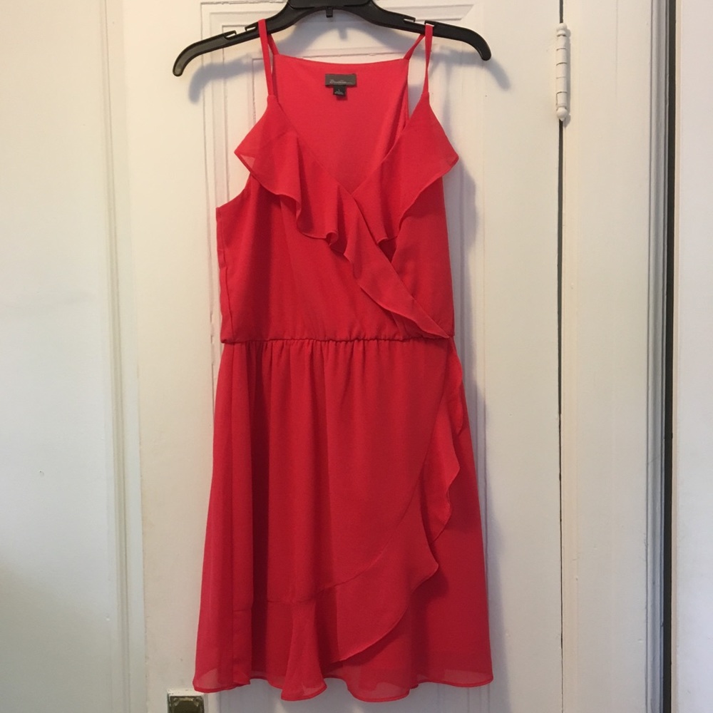 Coral summer dress